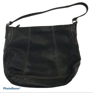Tignanello Black Leather Bag